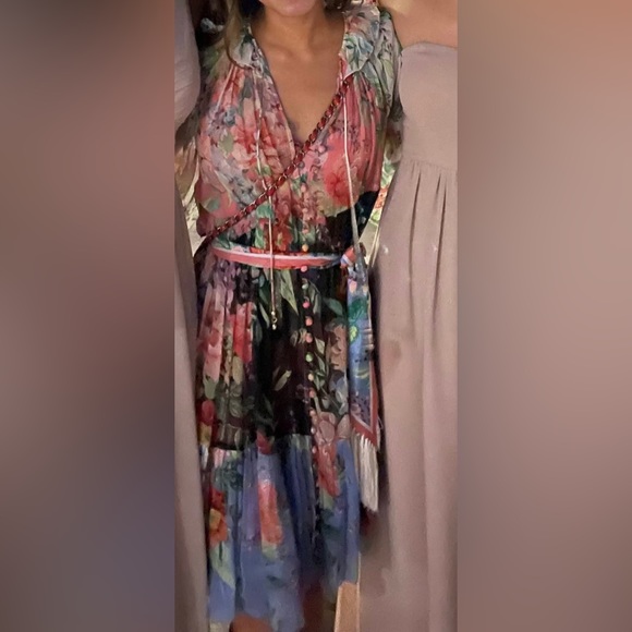 Zimmermann Bellitude Spliced Dress Size 0 - Picture 4 of 4